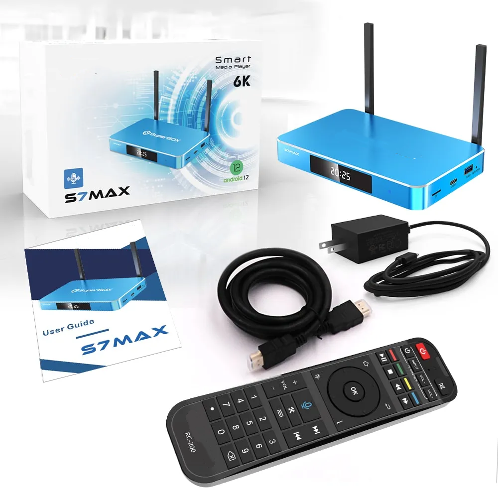 Cozypeak S7 Max 6K Media Player is Superbox tv Style